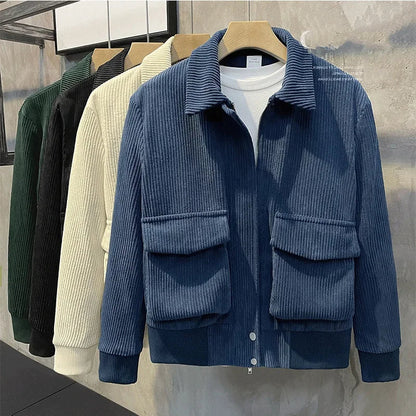Logan | Luxury Corduroy Korean Jacket for Men