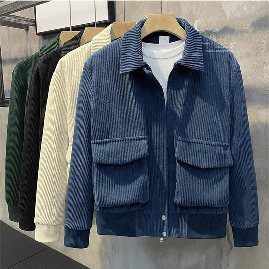 Logan | Luxury Corduroy Korean Jacket for Men