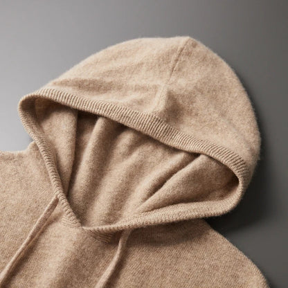 Nilo™ - Hoodie Sweater - 100% Merino Wool from Australia: Knitted Sweater for Autumn and Winter