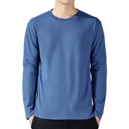 Men's Long Sleeve Cotton T-Shirts | Owen