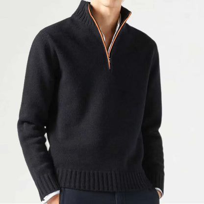 Warm half-zip sweater for men | Onni