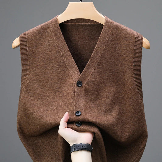 Onni | Casual knitted sleeveless sweater