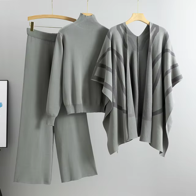 Sophia™ - Soft and Comfortable 3-Piece Knitted Set