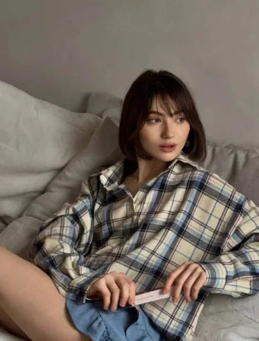 Natalie | Women's Vintage Long Sleeve Shirt
