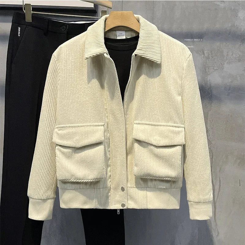 Logan | Luxury Corduroy Korean Jacket for Men