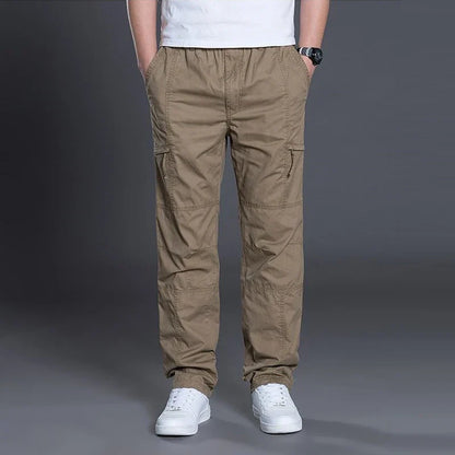 Men's Casual Cotton Trousers | Aiden
