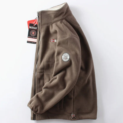 Casual polar fleece jacket for men | Elias