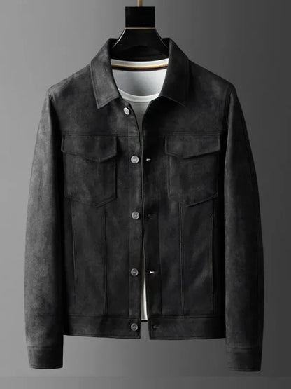 Sean | Men's Fall Winter Slim Fit Leather Jacket