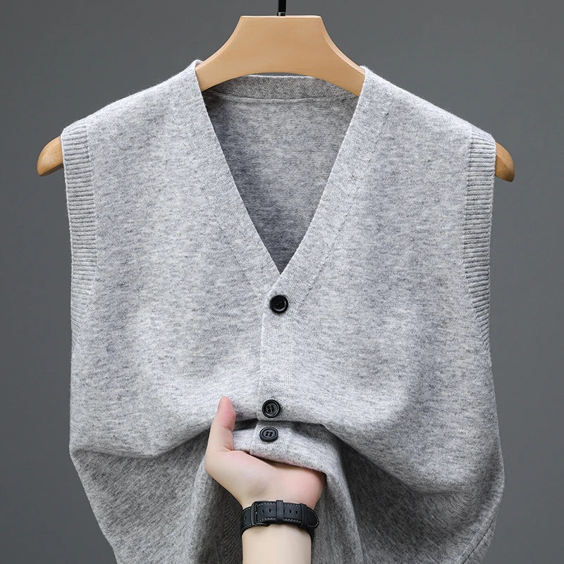 Onni | Casual knitted sleeveless sweater