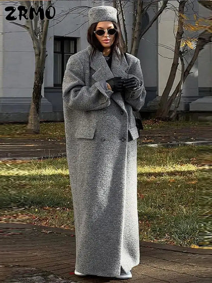Riley | Elegant long women's coats with long sleeves 