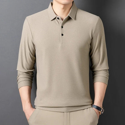 Comfortable Polo with long sleeves | Samuel