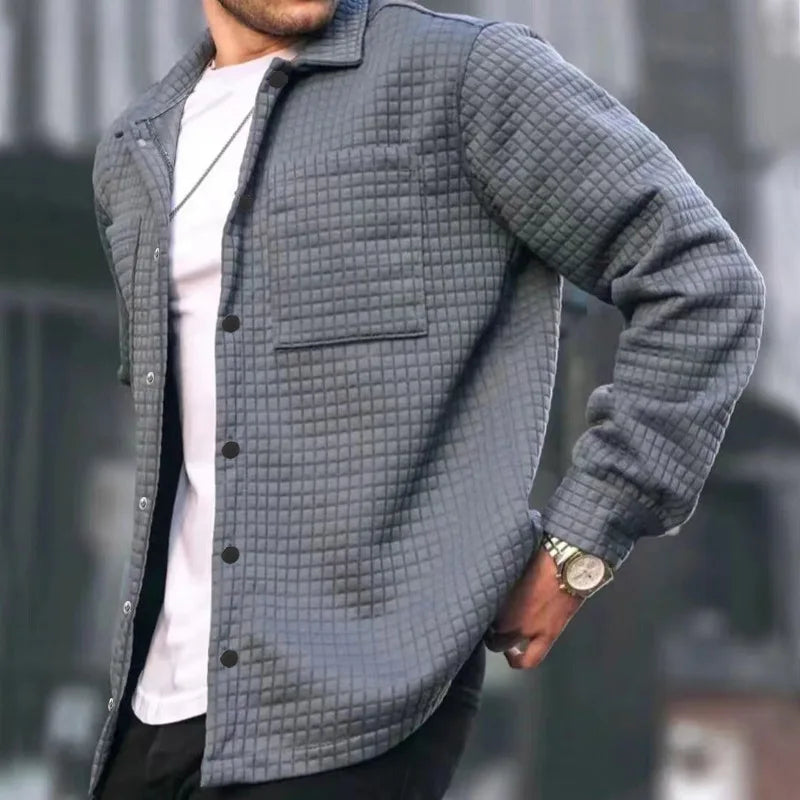 Bai | Waffle Pattern Shirt