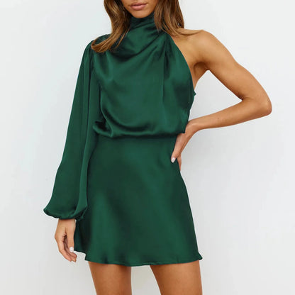 Chloé - Satin Halter Dress