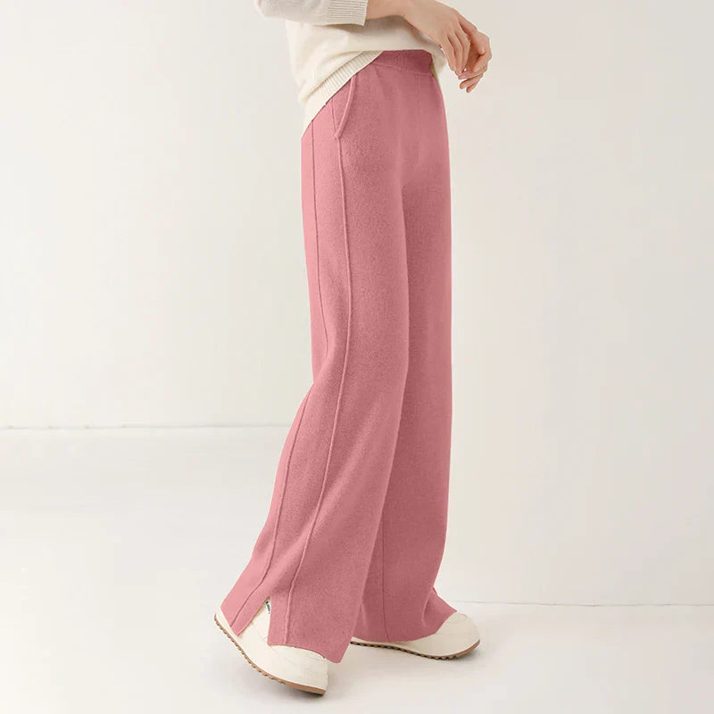 Adonis | Trendy knitted wide trousers for women