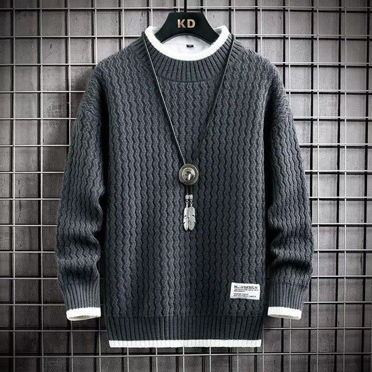 Classic knitted warm sweater | Ivan