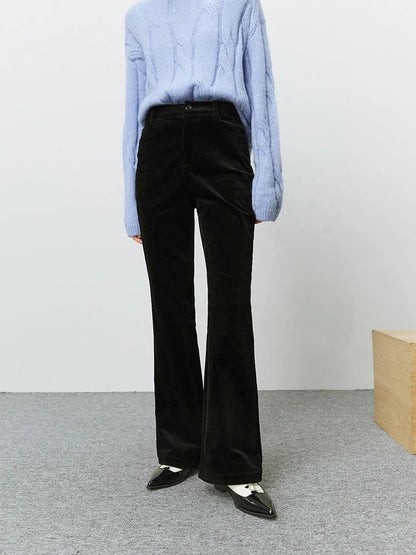 Aleza | Office Lady Corduroy Pants for Women