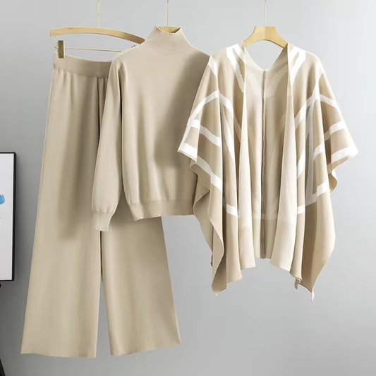 Sophia™ - Soft and Comfortable 3-Piece Knitted Set