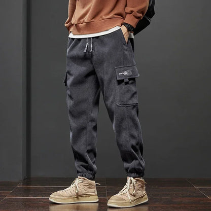 Callum | Men's casual elastic waist trousers
