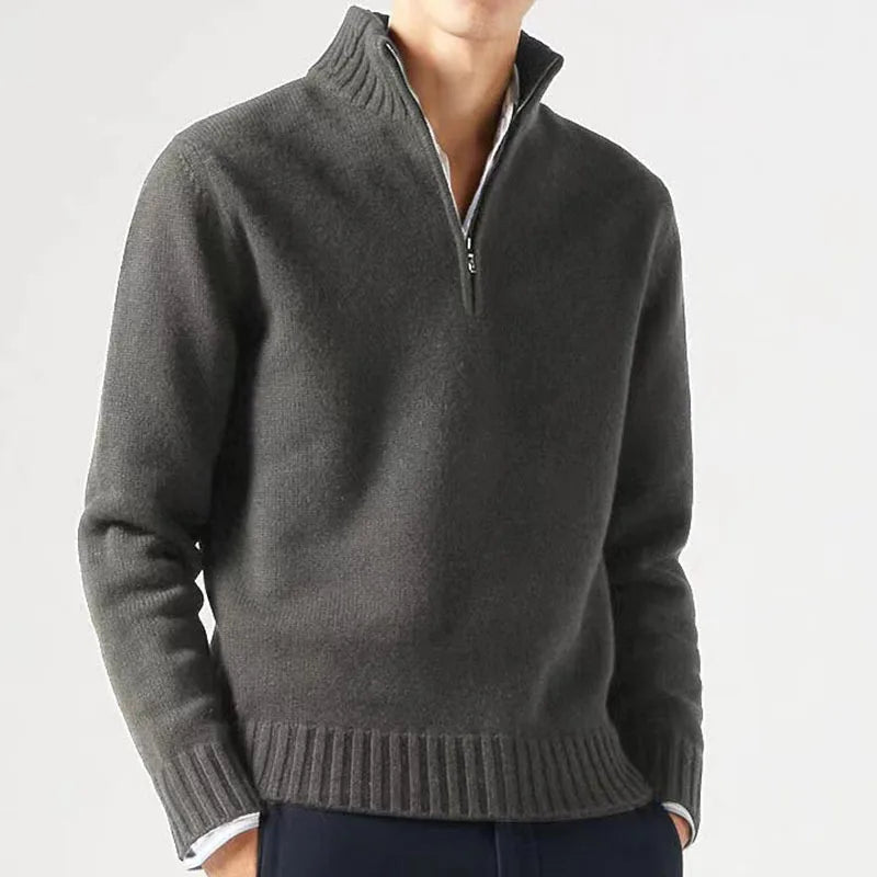 Trendy men's half-zip sweater | Onni