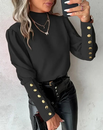 Onni | Elegant crew neck shirt for women