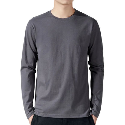 Men's Long Sleeve Cotton T-Shirts | Owen