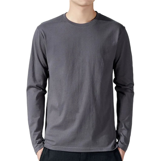 Men's Long Sleeve Cotton T-Shirts | Owen