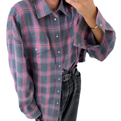 Natalie | Women's Vintage Long Sleeve Shirt