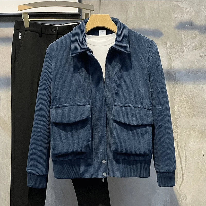 Logan | Luxury Corduroy Korean Jacket for Men