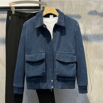 Logan | Luxury Corduroy Korean Jacket for Men
