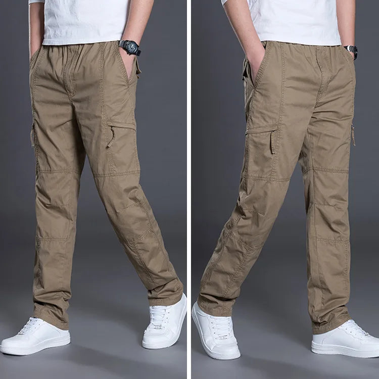 Men's Casual Cotton Trousers | Aiden