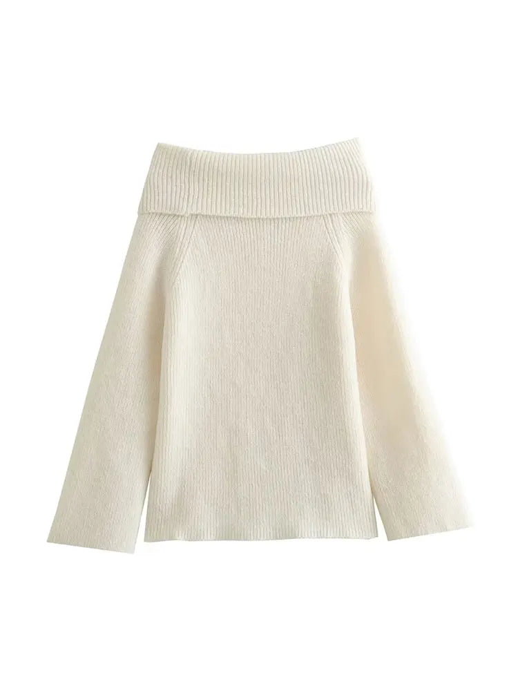Onni | Fashionable strapless off-the-shoulder sweater for women