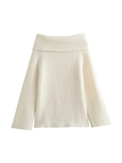 Onni | Fashionable strapless off-the-shoulder sweater for women