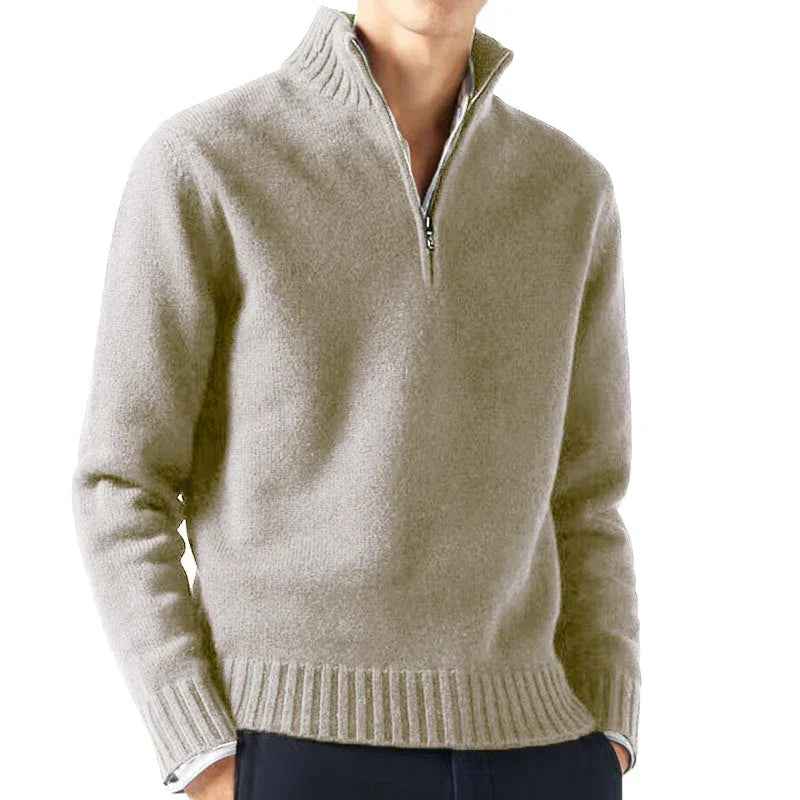 Trendy men's half-zip sweater | Onni