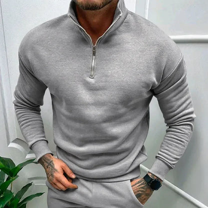Loek | Knitted Half Zip Sweater
