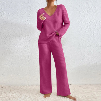 Romy | Comfortable ribbed set