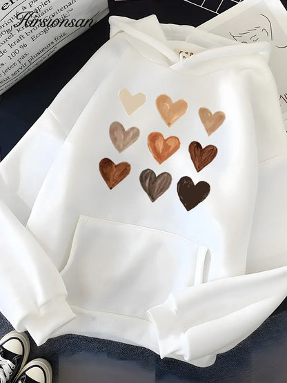 Trina | Casual loose warm women's hoodies