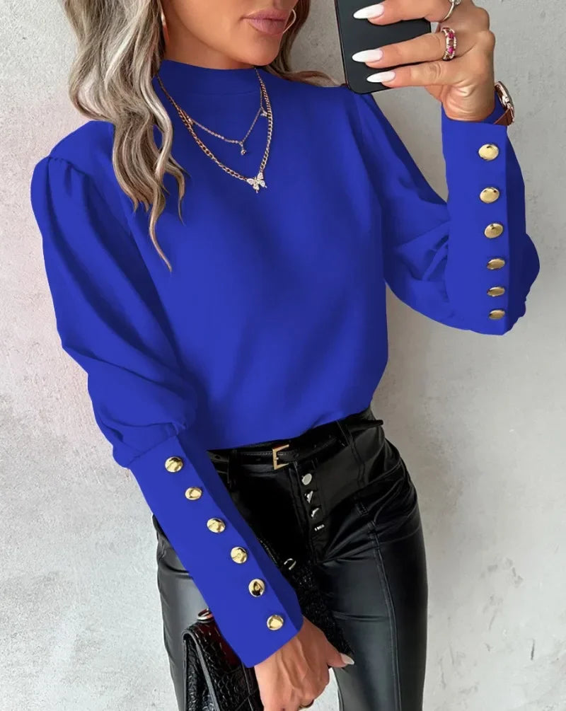Onni | Elegant crew neck shirt for women