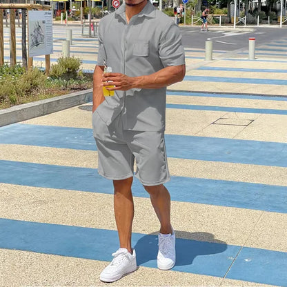 Kejo | Men's Summer Clothing Casual Vest Shorts Sports Men Sets Luxury Shirt for Men