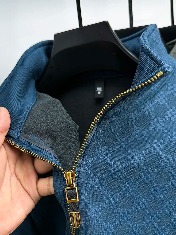 Noah | Luxury vest with stand-up collar for men