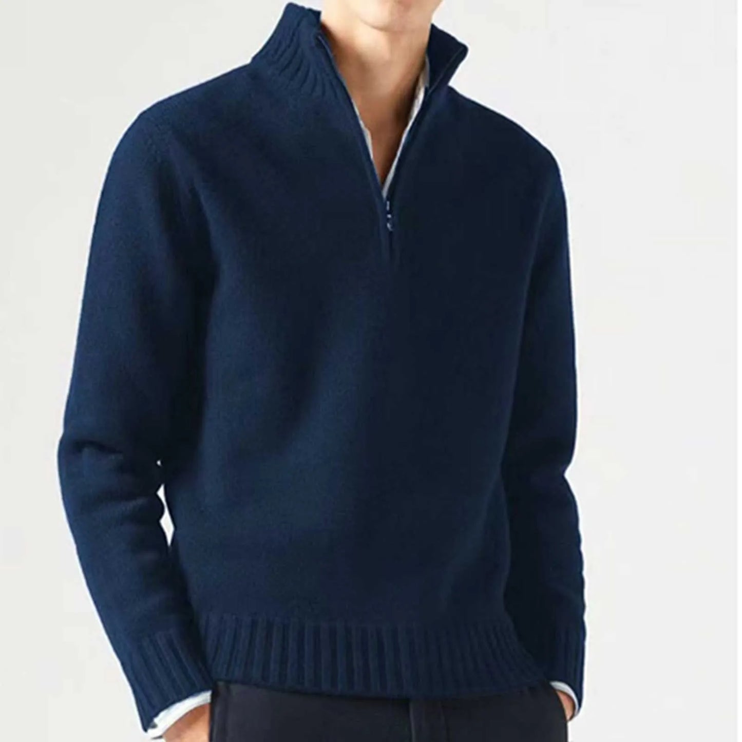 Warm half-zip sweater for men | Onni