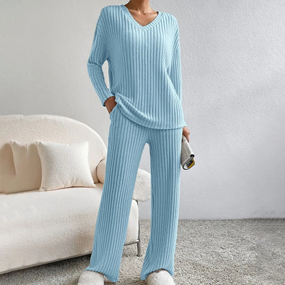 Romy | Comfortable ribbed set