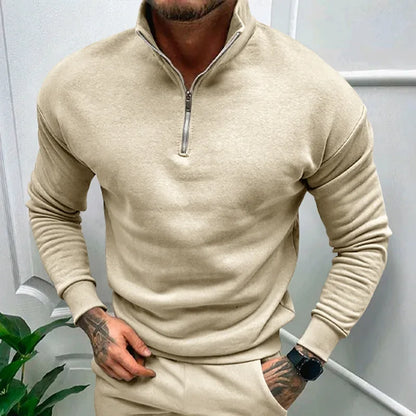 Loek | Knitted Half Zip Sweater