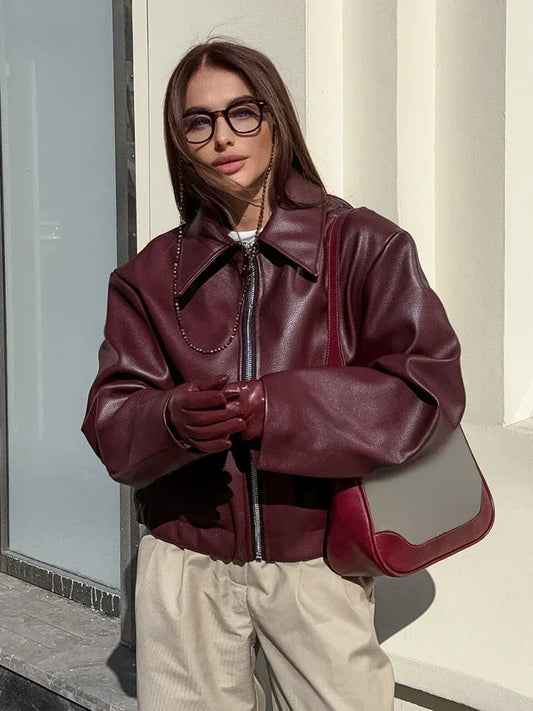 Onni | Classic Eco Leather Jacket