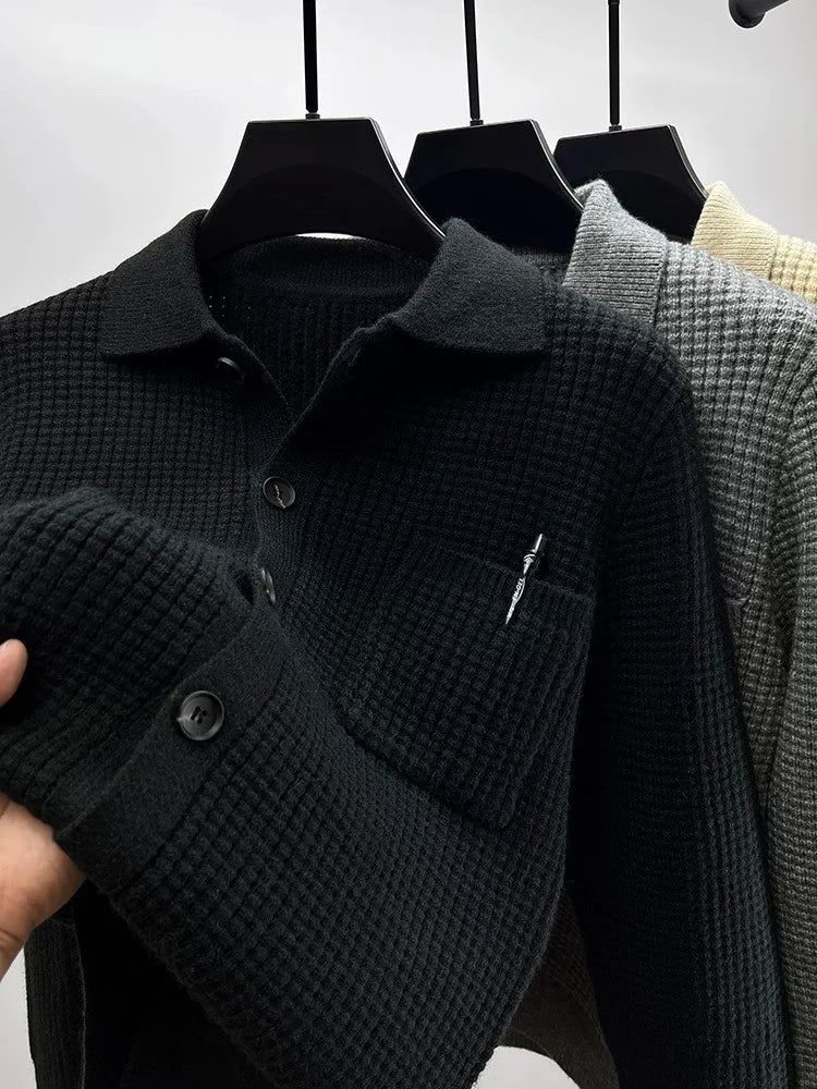 Brielle | Trendy high-end knitted cardigan for men