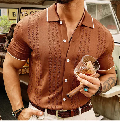 Saquon | Summer two-piece set with short sleeves