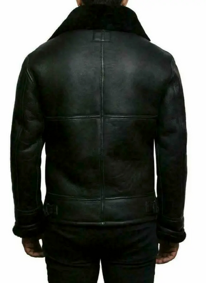 Onni | Classic leather winter jacket for men