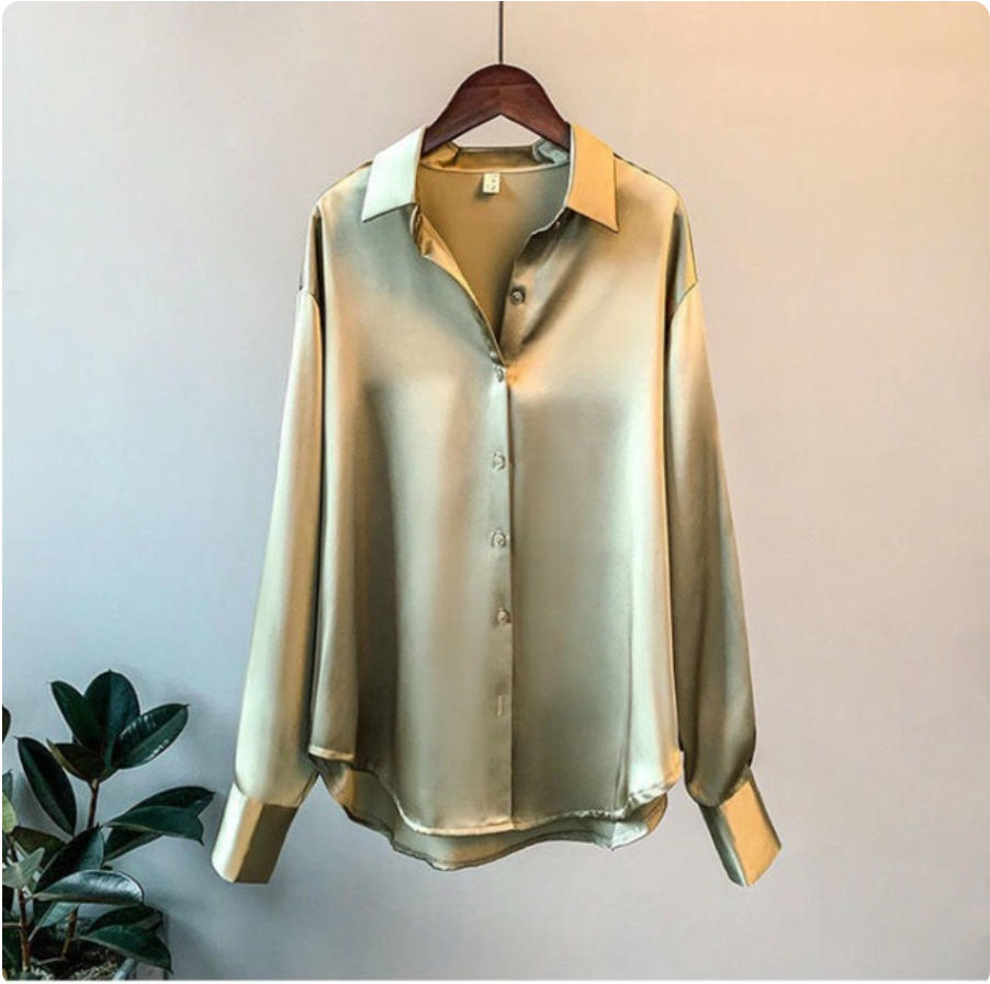 Elly | Chic Satin Blouse