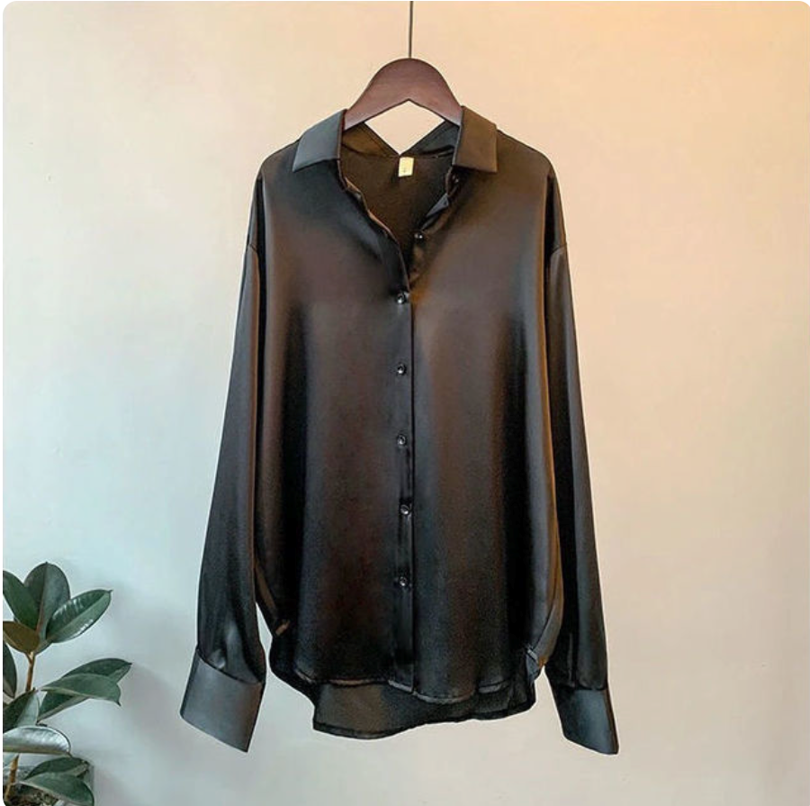 Elly | Chic Satin Blouse