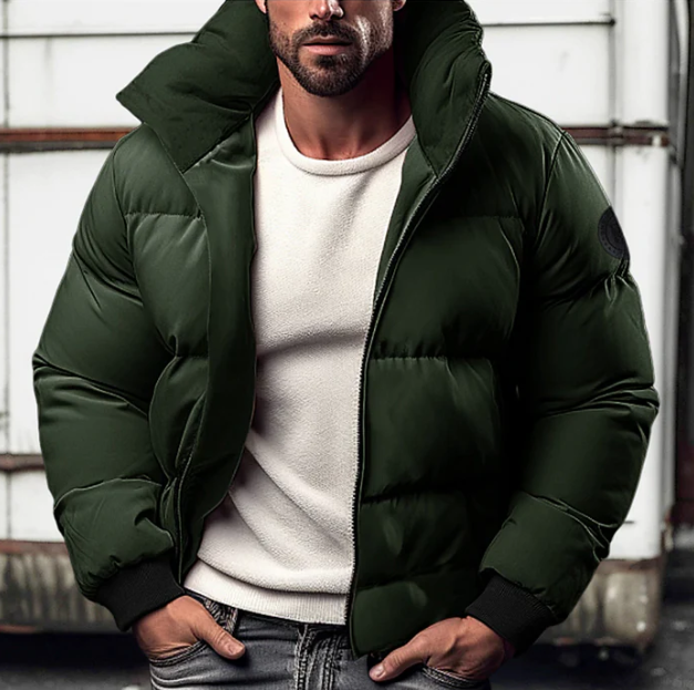 Enver | Trendy warm winter coat for men