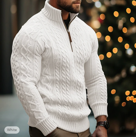 Lion | Fashionable zippered sweater for men